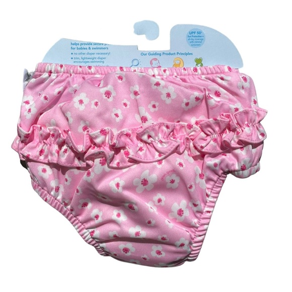iplay - Rashguard and Swim Diaper set - Pink Blossom - 4T - Picture 6 of 9